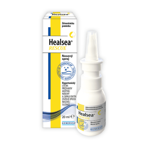 GENERICA Healsea rescue hypertonický nosový sprej 20 ml