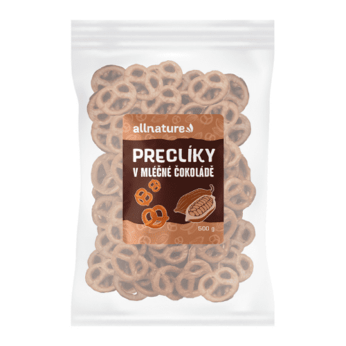 Allnature Praclíky v mliečnej čokoláde praclíky v poleve 500 g kúpite na Benulekaren.sk