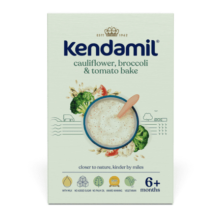 KENDAMIL Mliečna kaša s brokolicou, karfiolom a paradajkami 6m+ 150 g kúpite na Benulekaren.sk