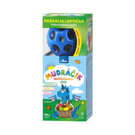 MUDRÁČIK multivitamín s loptičkou želé 50 ks kúpite na Benulekaren.sk