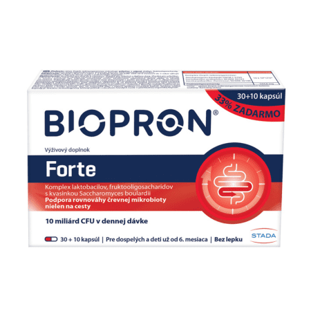 BIOPRON Forte 30 kapsúl +10 kapsúl ZADARMO