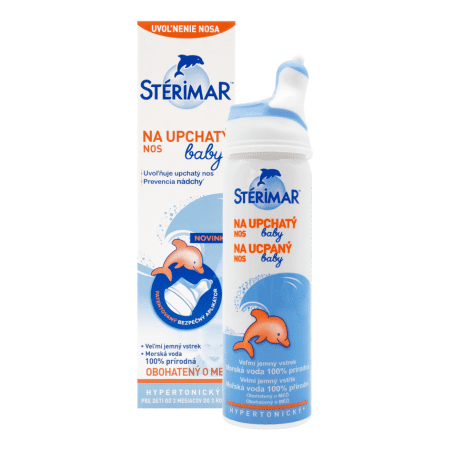 STÉRIMAR baby Na upchatý nos - nosový mikrosprej s obsahom morskej vody pre deti od 3. mesiacov, 50 ml kúpite na Benulekaren.sk