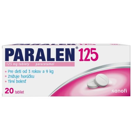 PARALEN 125 mg 20 tabliet