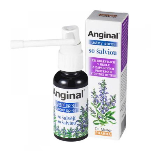 Dr. Müller Anginal® ústny sprej na bolesť v krku 30 ml