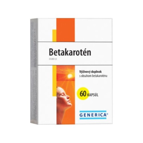 Generica Betakarotén 6mg 60 kapsúl kúpite na Benulekaren.sk