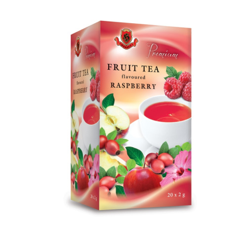 HERBEX Premium OVOCNÝ čaj s príchuťou MALINA, 20x2 g kúpite na Benulekaren.sk