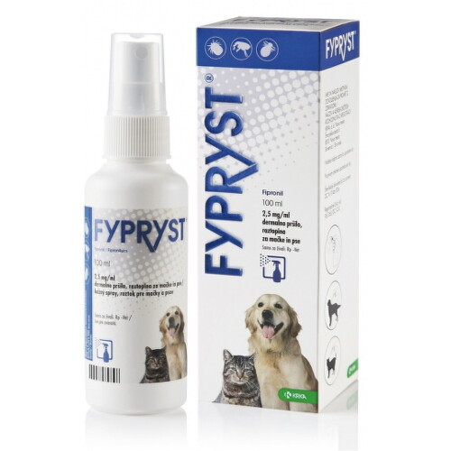 Fypryst antiparazitný sprej pre mačky a psov 100ml kúpite na Benulekaren.sk