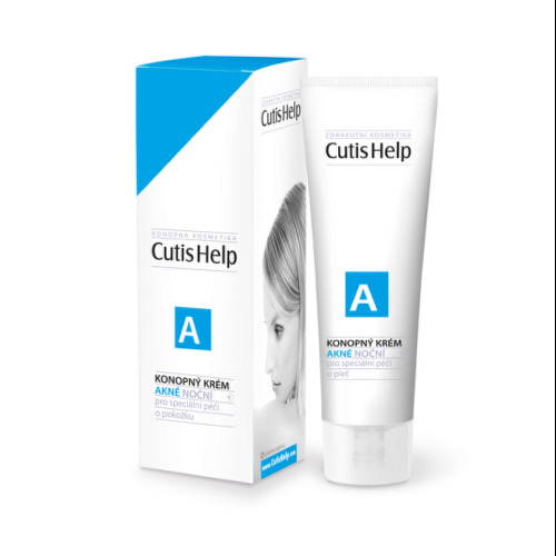 CUTISHELP Akné Konopný krém nočný 30 ml
