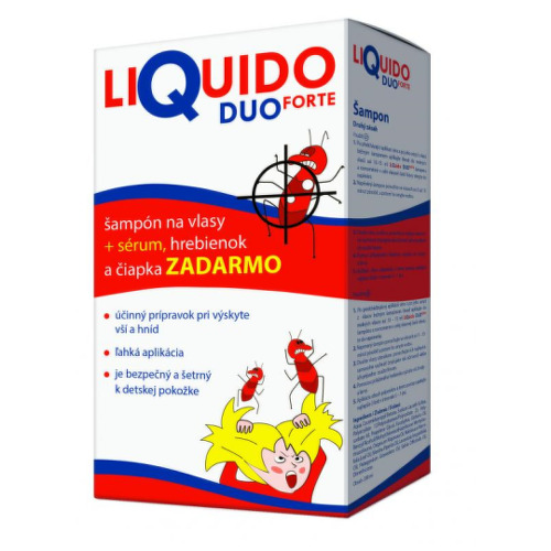 Simply You LiQuido Duo Forte šampón na vši 200 ml + sérum 125 ml darčeková sada kúpite na Benulekaren.sk
