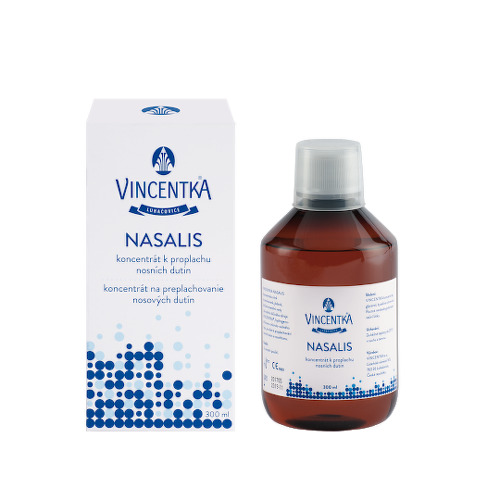 VINCENTKA Nasilis koncentrát k preplachu nosových dutín 300 ml