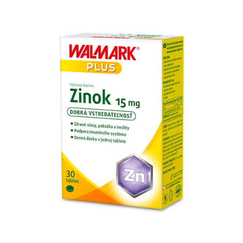 WALMARK Zinok 15 mg 30 tabliet