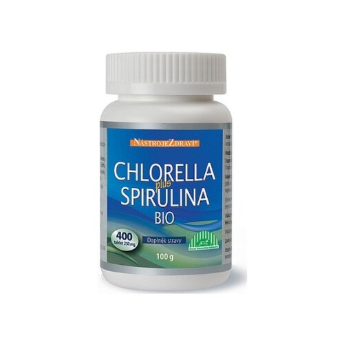 CHLORELLA plus SPIRULINA BIO 400 tabliet