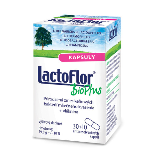 LACTOFLOR BioPlus 30 + 10 kapsúl ZADARMO kúpite na Benulekaren.sk