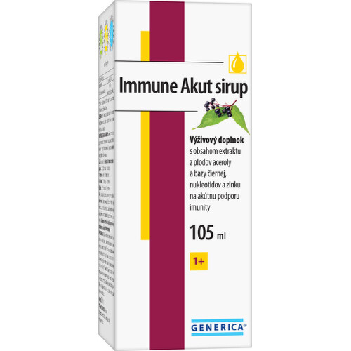 GENERICA Immune Akut sirup s vitamínom C, 105 ml kúpite na Benulekaren.sk