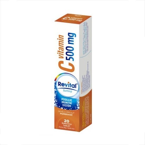 REVITAL Vitamín C 500 mg pomaranč 20 tbl kúpite na Benulekaren.sk