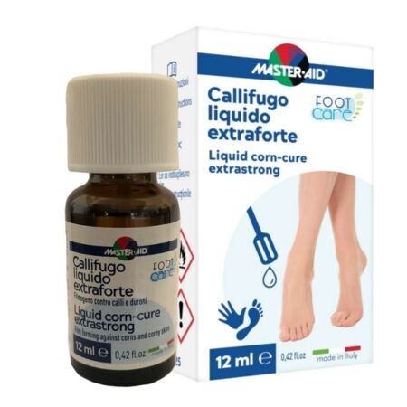 MASTER AID FOOT Care roztok EXTRASTRONG na odstránenie kurieho oka 12 ml
