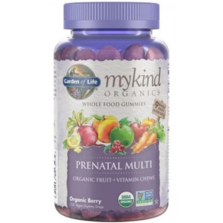 GARDEN OF LIFE Organics prenatal multi berry s ovocím a vitamínmi 120 ks