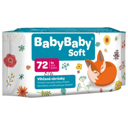 BabyBaby Soft vlhčené obrúsky 72ks