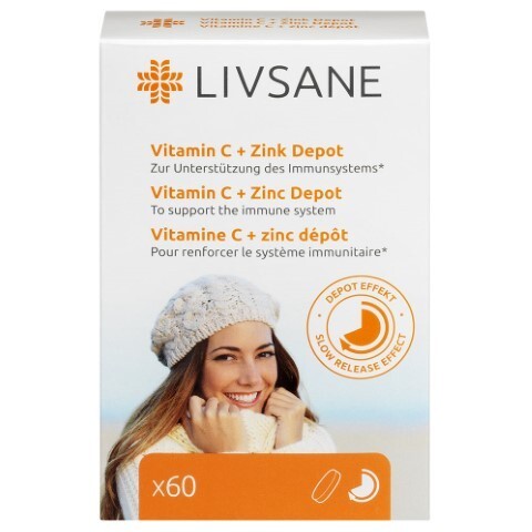 E-shop LIVSANE Vitamín C a zinok 60 tabliet