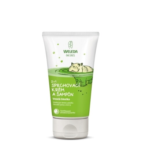 E-shop WELEDA 2v1 Sprchový krém a šampón veselá limetka 150 ml