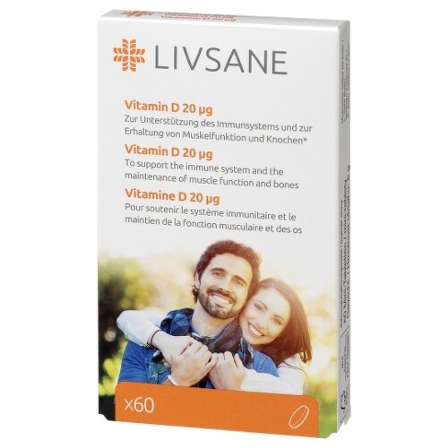E-shop LIVSANE Vitamín D 20 mcg 60 tabliet