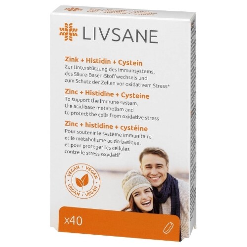 E-shop LIVSANE Zinok + histidín + cystein 40 tabliet