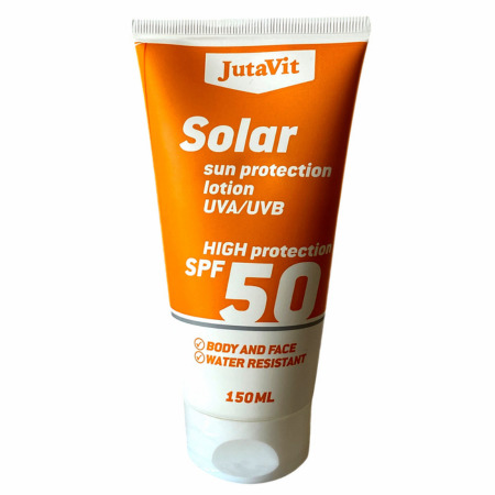 JUTAVIT Solar SPF 50 opaľovacie mlieko 150 ml