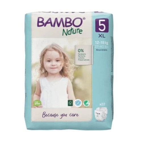 E-shop BAMBO 5 Detské plienky priedušné 22 kusov