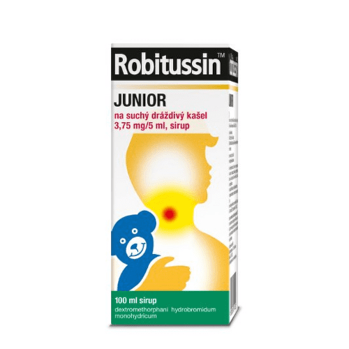 E-shop ROBITUSSIN Junior sirup pre deti na suchý kašeľ 100 ml