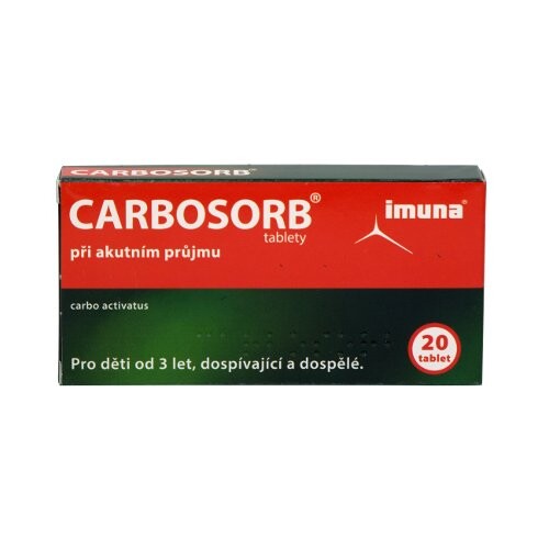 E-shop CARBOSORB 320 mg 20 tabliet