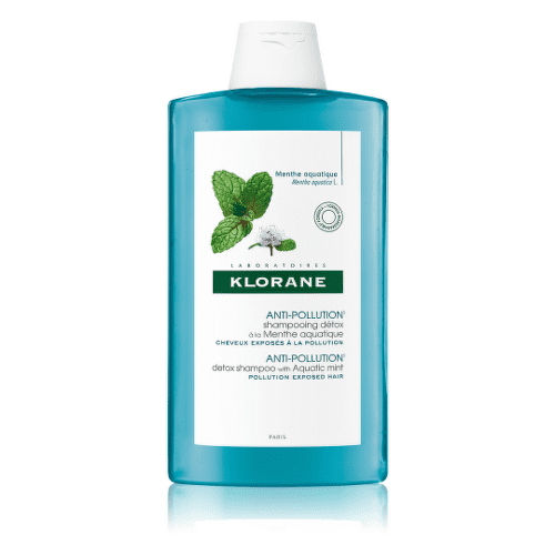 E-shop KLORANE Detoxikačný šampón s mätou vodnou pre vlasy vystavené znečistenému ovzdušiu 400 ml