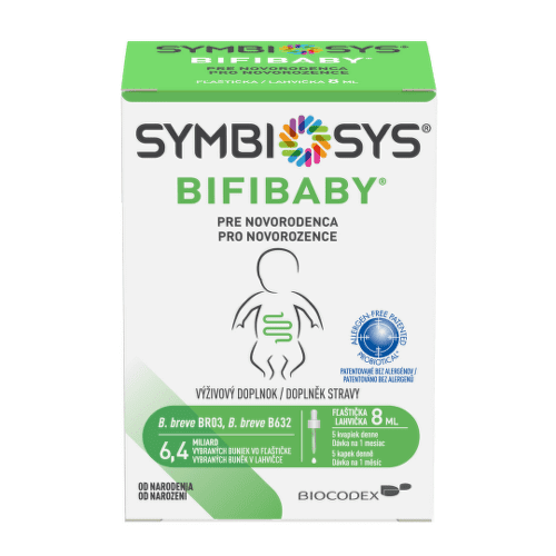 E-shop SYMBIOSYS Bifibaby kvapky pre novorodenca 8 ml