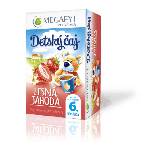 E-shop MEGAFYT Detský čaj lesná jahoda 20 x 2 g