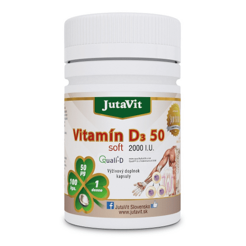 JUTAVIT Vitamín D3 50 soft 100 kapsúl