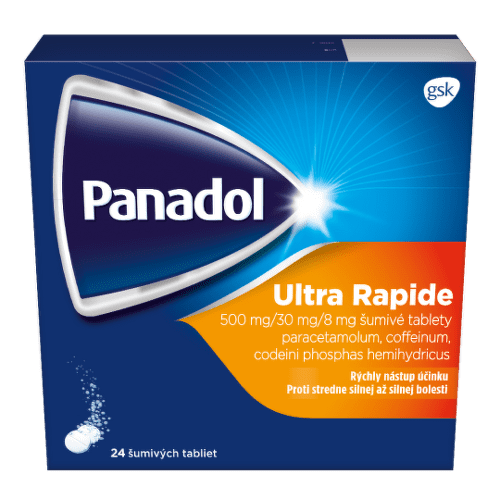 E-shop PANADOL Ultra rapide pri silnej bolesti 24 tabliet