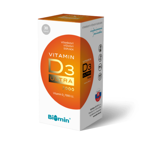E-shop BIOMIN Vitamín D3 ultra 7000 I.U. 30 kapsúl