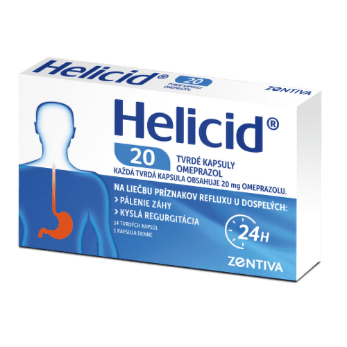 Helicid 20mg, 14 ks kúpite na Benulekaren.sk