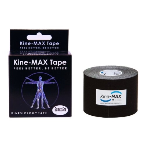 E-shop KINE-MAX Classic kinesiology tape čierna 5 cm x 5 m 1 kus
