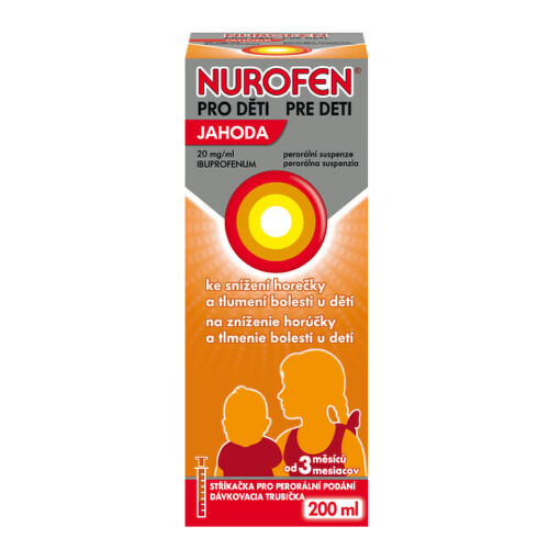 E-shop NUROFEN Sirup pre deti s príchuťou jahoda 200 ml