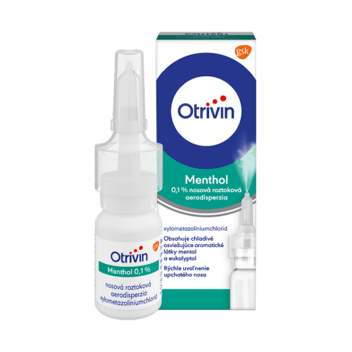 E-shop OTRIVIN Menthol nosový sprej na upchatý nos 10 ml