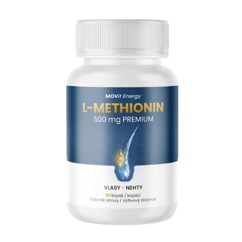 E-shop MOVIT L-methionin 500 mg premium 90 kapsúl