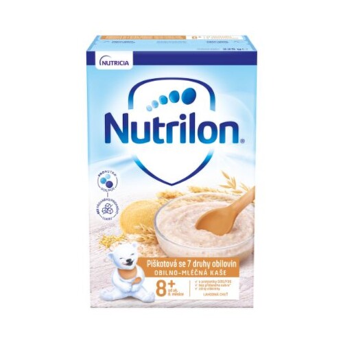 NUTRILON Obilno-mliečna kaša piškótová 225 g