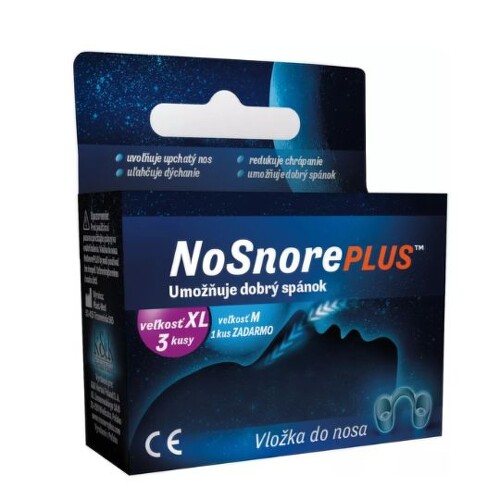 E-shop NoSnorePLUS 3ks(XL)+1ks(M)