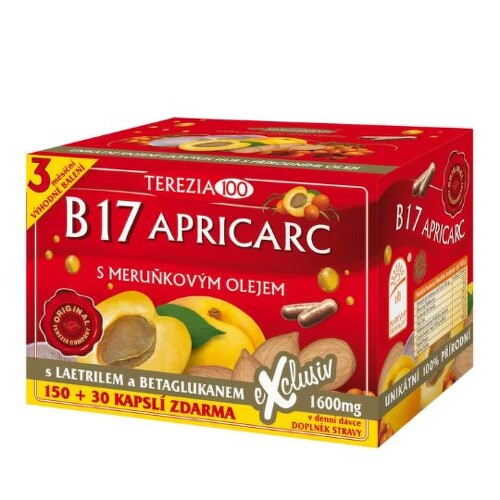 E-shop TEREZIA B17 Apricarc s marhuľovým olejom 180 kapsúl