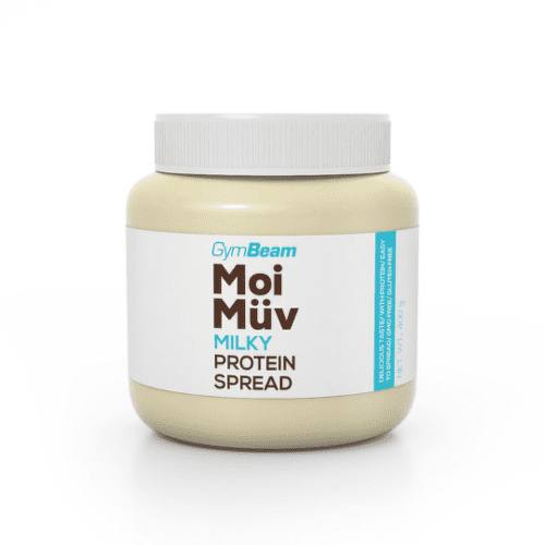 E-shop GYMBEAM Moi müv protein spread milky proteínová nátierka príchuť bielej čokolády 400 g