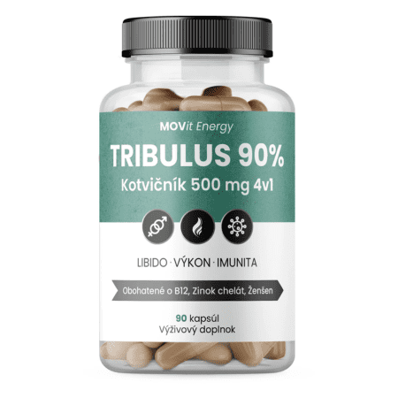 MOVIT Tribulus 90% kotvičník 500 mg 4v1 90 kapsúl