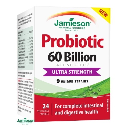 JAMIESON Probiotic 60 billion ultra strength 24 kapsúl