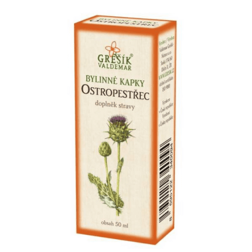Grešík Ostropestřec bylinné kvapky 50 ml kúpite na Benulekaren.sk