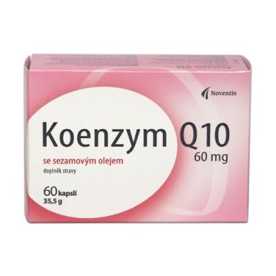 NOVENTIS Koenzým Q10 60 mg so sezamovým olejom 60 kapsúl kúpite na Benulekaren.sk
