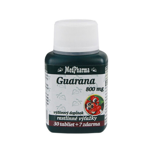 MedPharma Guarana 800 mg tablety na podporu zníženia miery únavy a vyčerpania 37 tbl kúpite na Benulekaren.sk